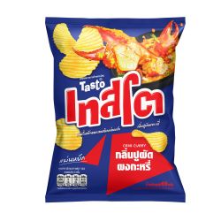 TASTO Kartoffelchips, Krabbencurry-Geschmack, 69g