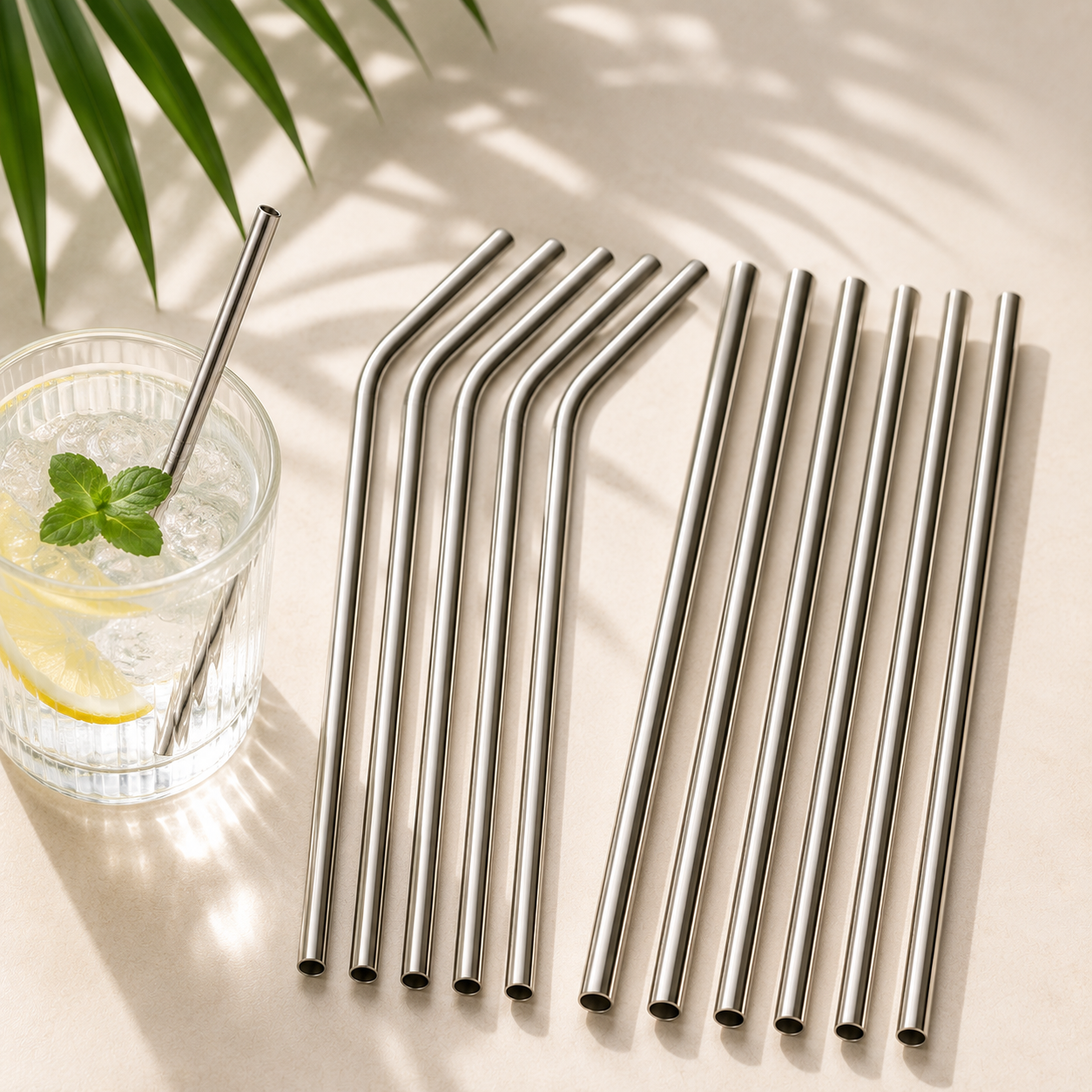 Stainless steel straw